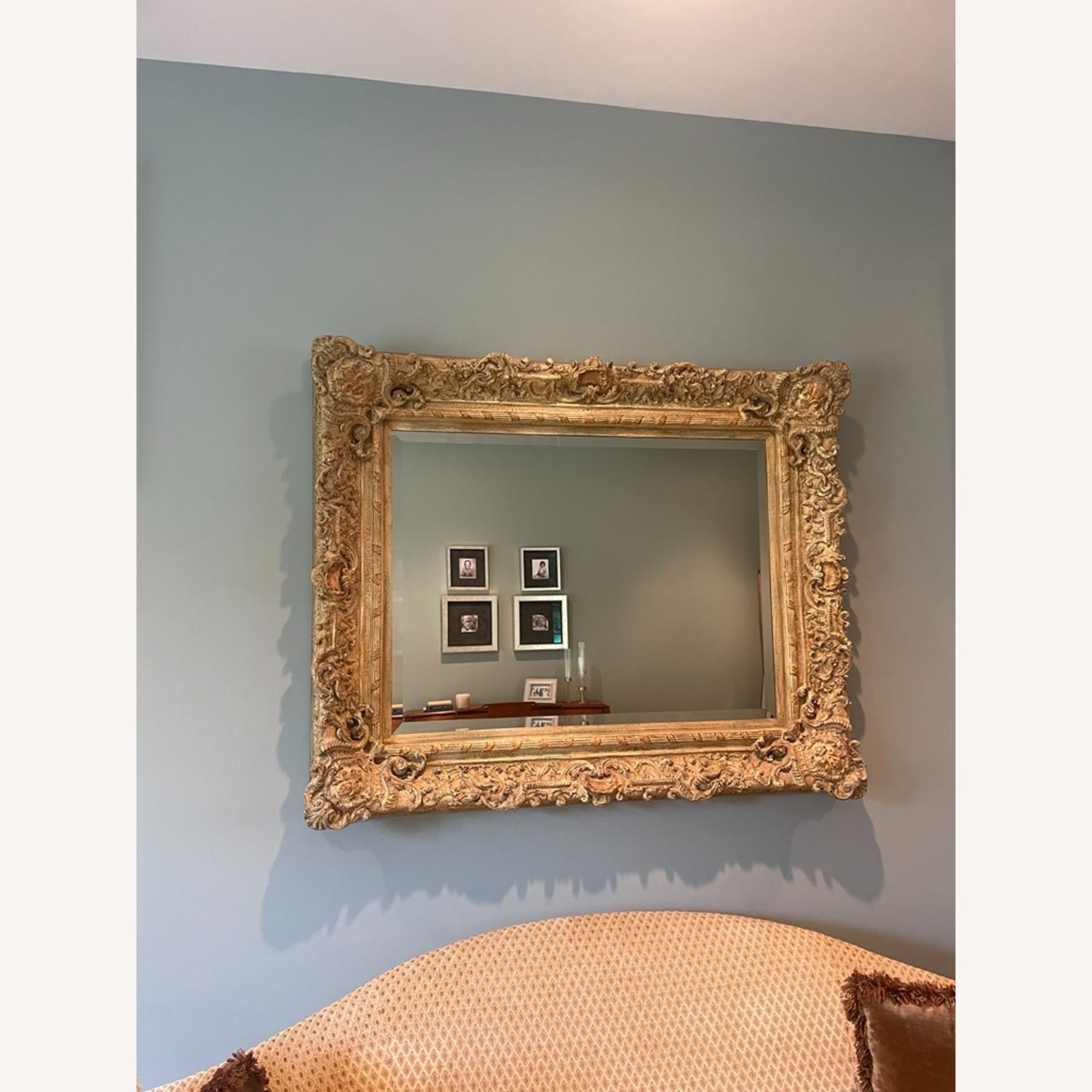 Vintage Ornate Wall Mirror - image-1