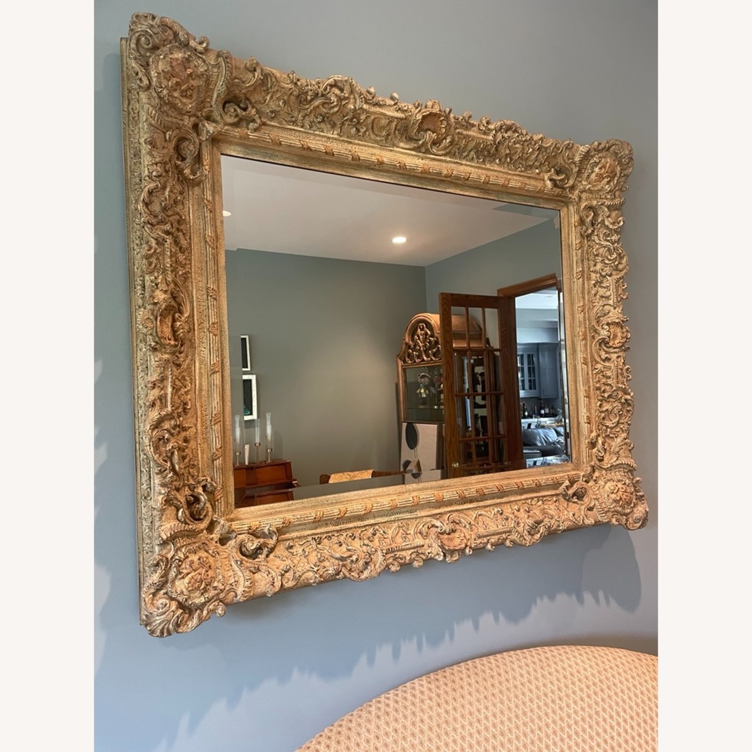 Vintage Ornate Wall Mirror - image-2