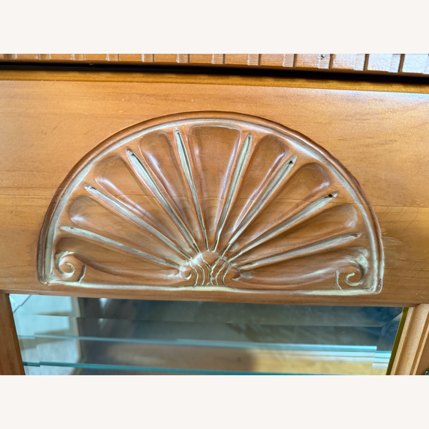 Pulaski Marble Top Console Cabinet with lighting - image-3