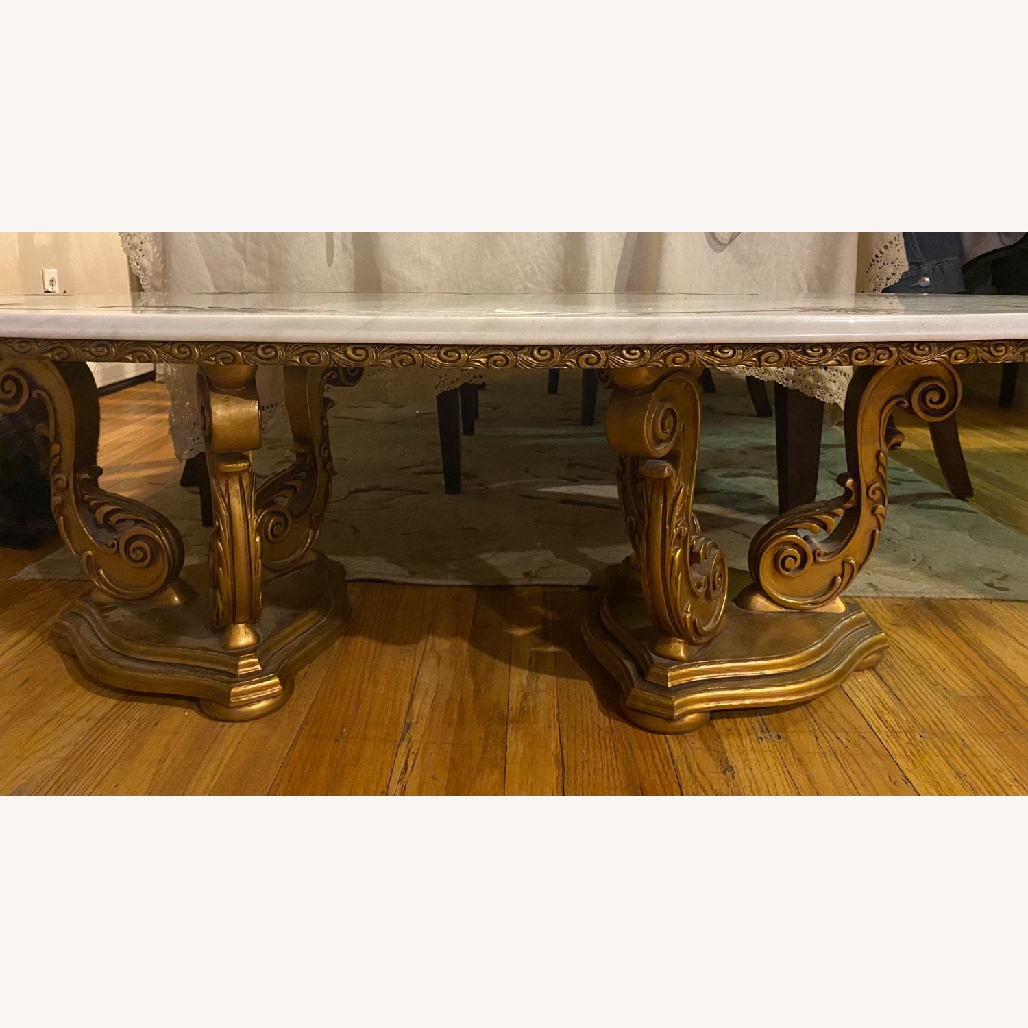 Vintage Marble Coffee Table - image-7