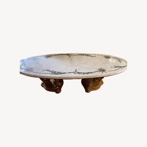 Used Vintage Marble Coffee Table for sale on AptDeco