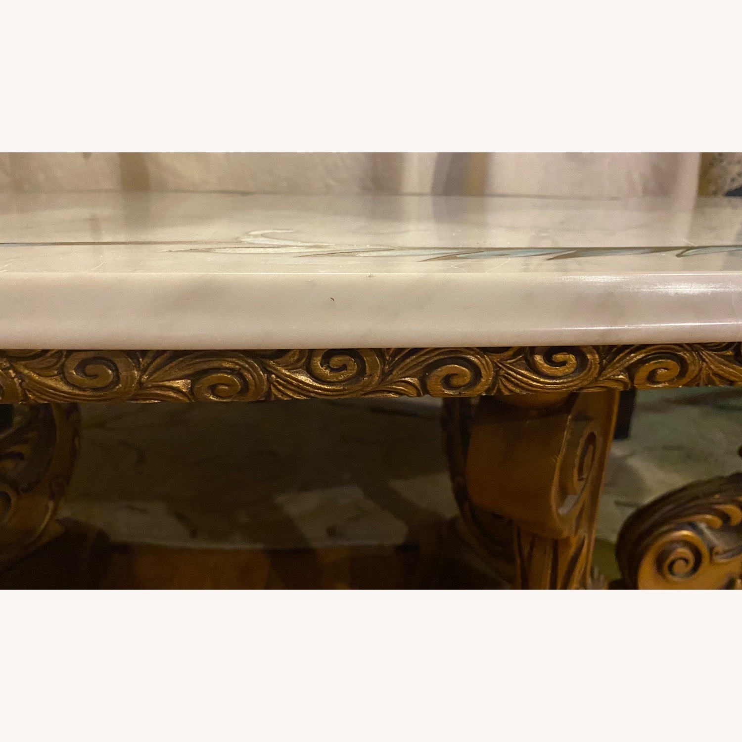 Vintage Marble Coffee Table - image-9