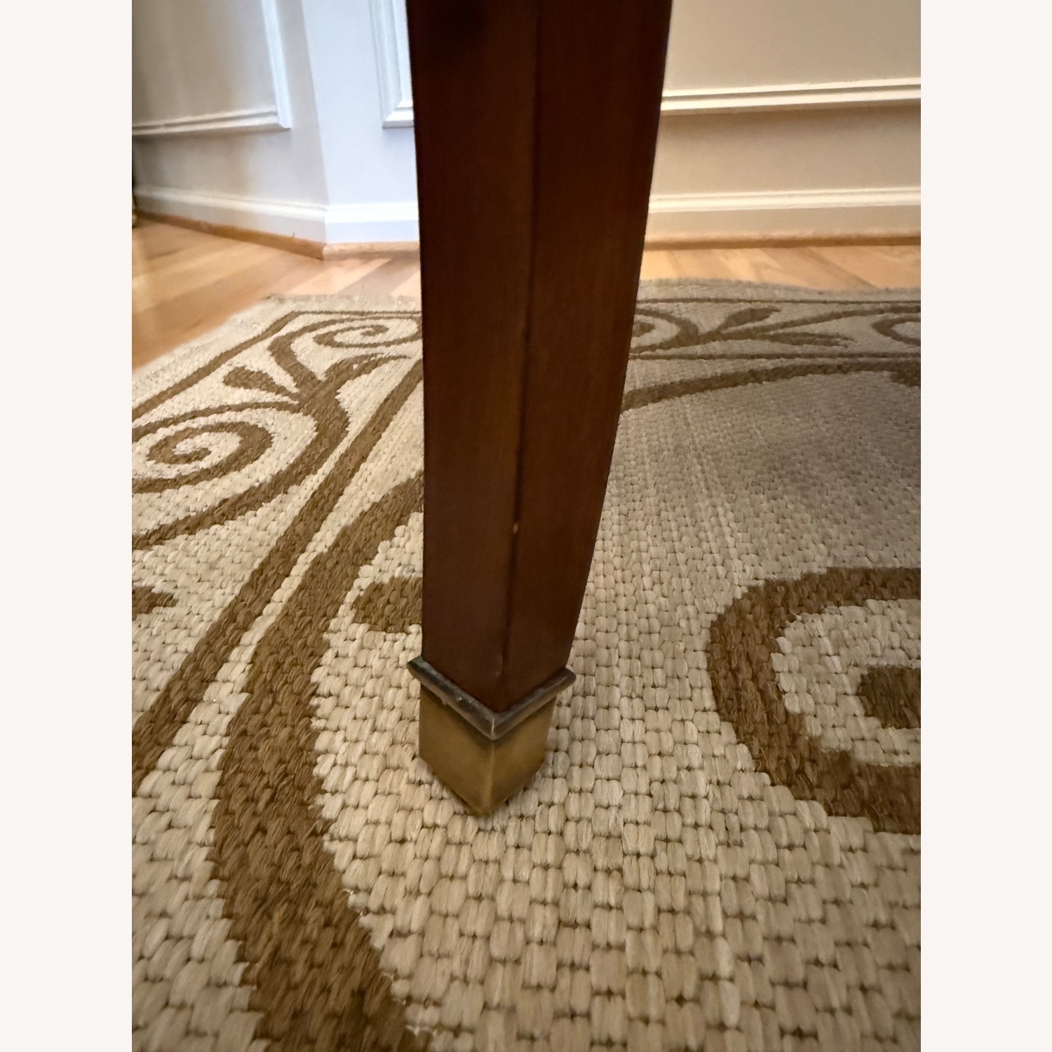 Ethan Allen Round Two-Drawer Accent Table - image-6