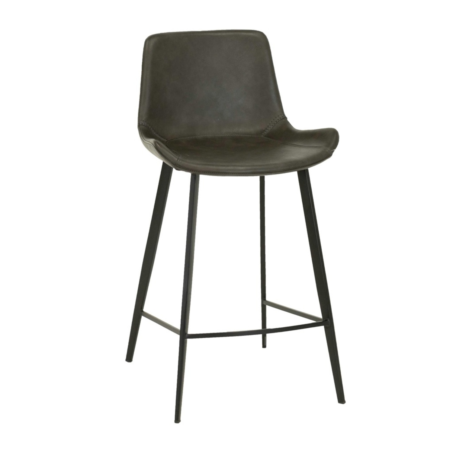 Set of 4 Gage Faux Leather Counter Stools - image-4