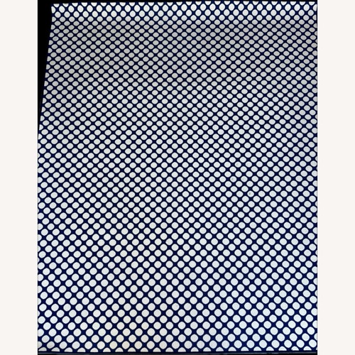 Used Abbey Carpet SF Jump Area Rug - Navy/White for sale on AptDeco