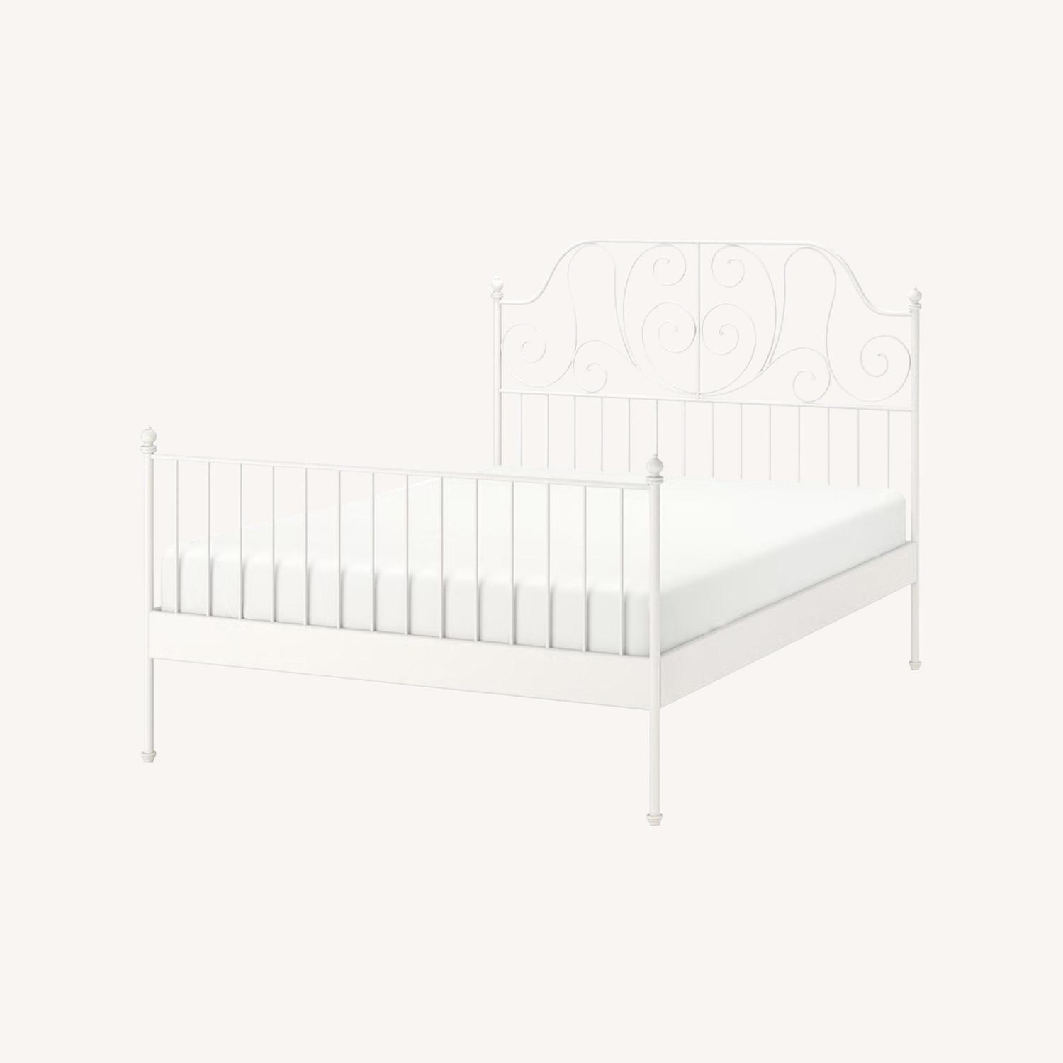 IKEA LEIRVIK Queen Metal Bed Frame (Full) - image-0
