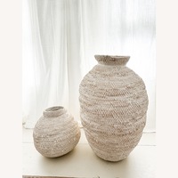 Restoration Hardware African Gourd Baskets a Pair