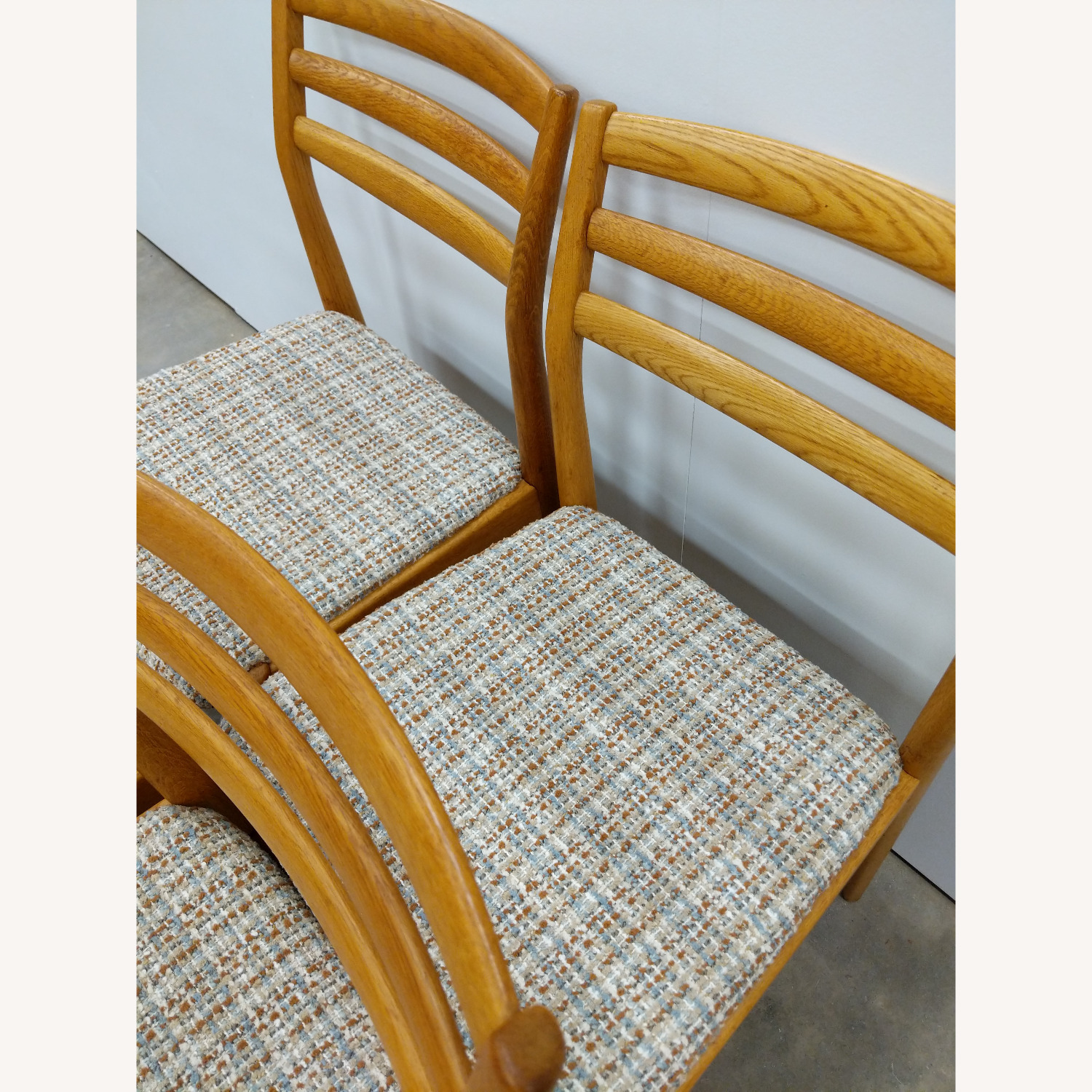 Set of 4 Vintage Swedish Modern Dining Chairs - image-7