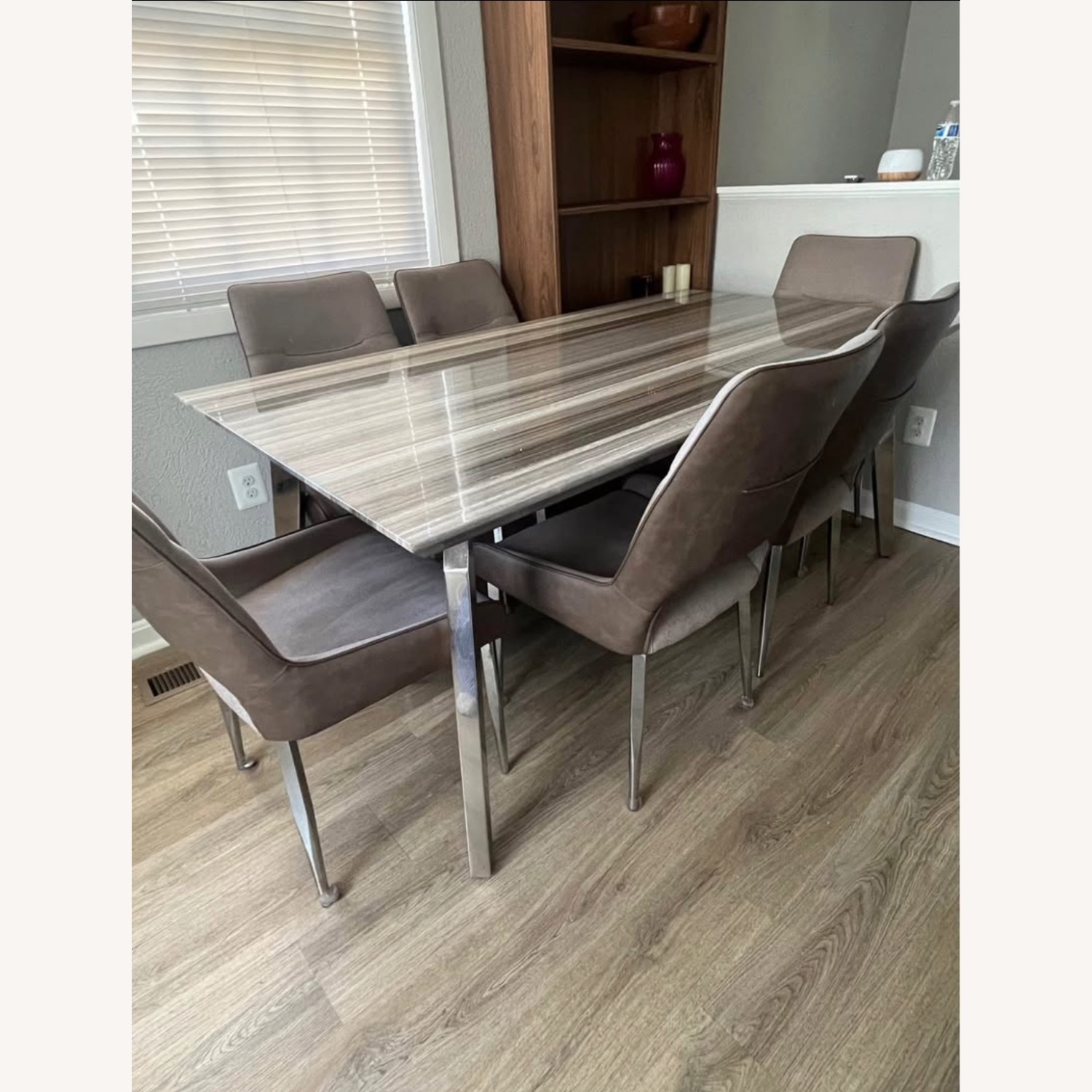Modern 6-Seater Dining Table Set - image-1
