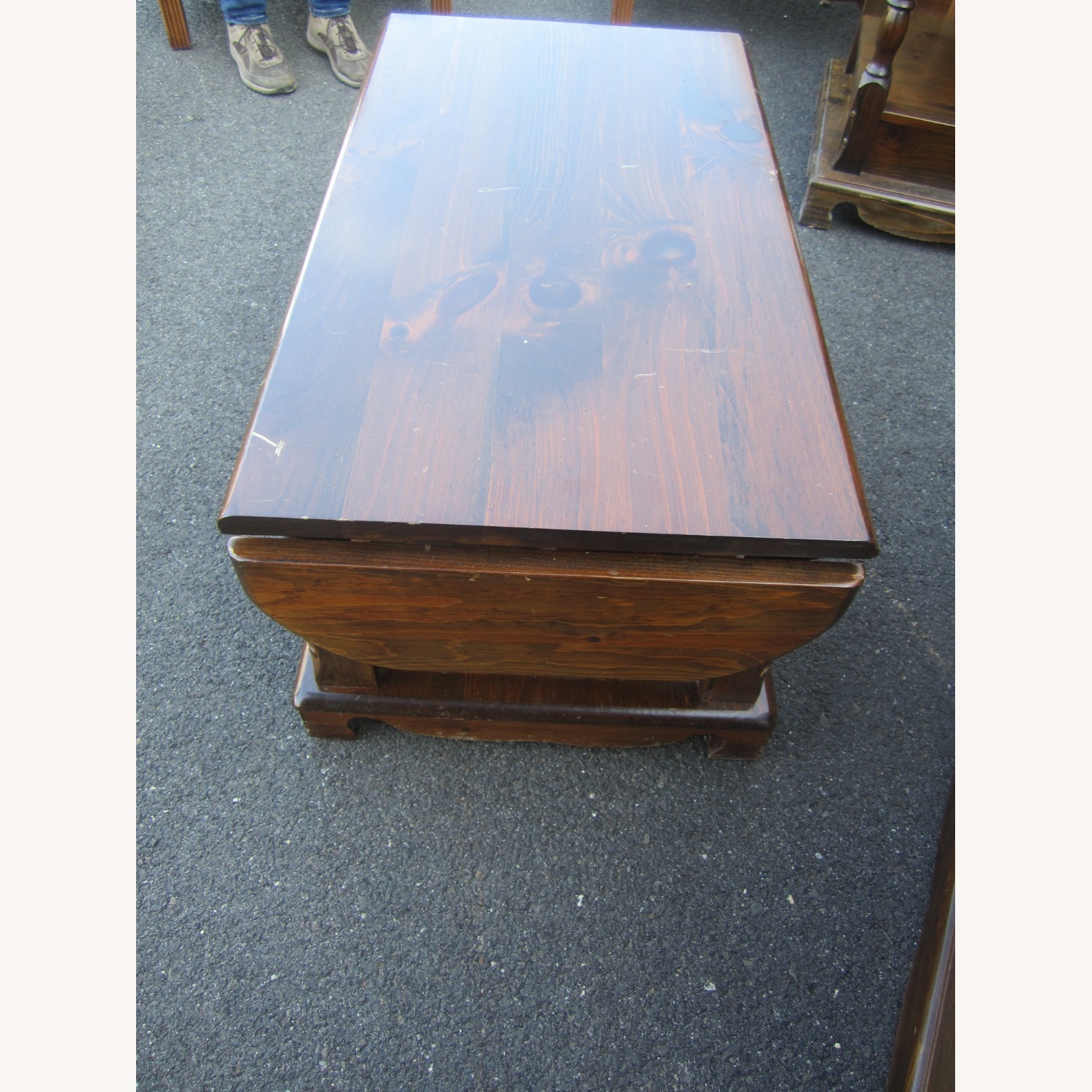 Vintage 3 Piece Colonial Table Set - image-14