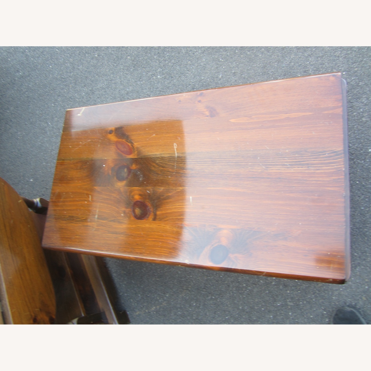 Vintage 3 Piece Colonial Table Set - image-10