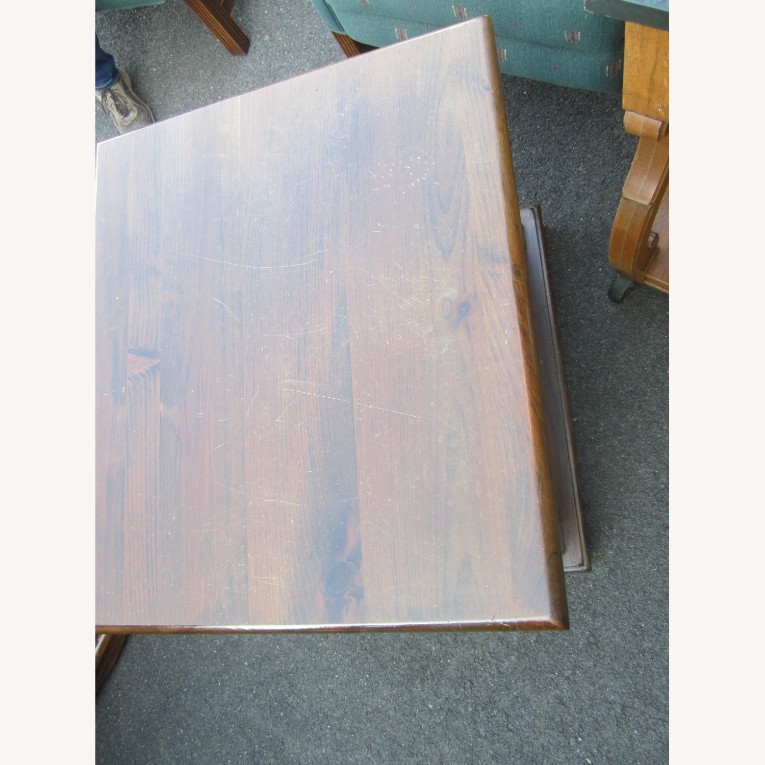 Vintage 3 Piece Colonial Table Set - image-3