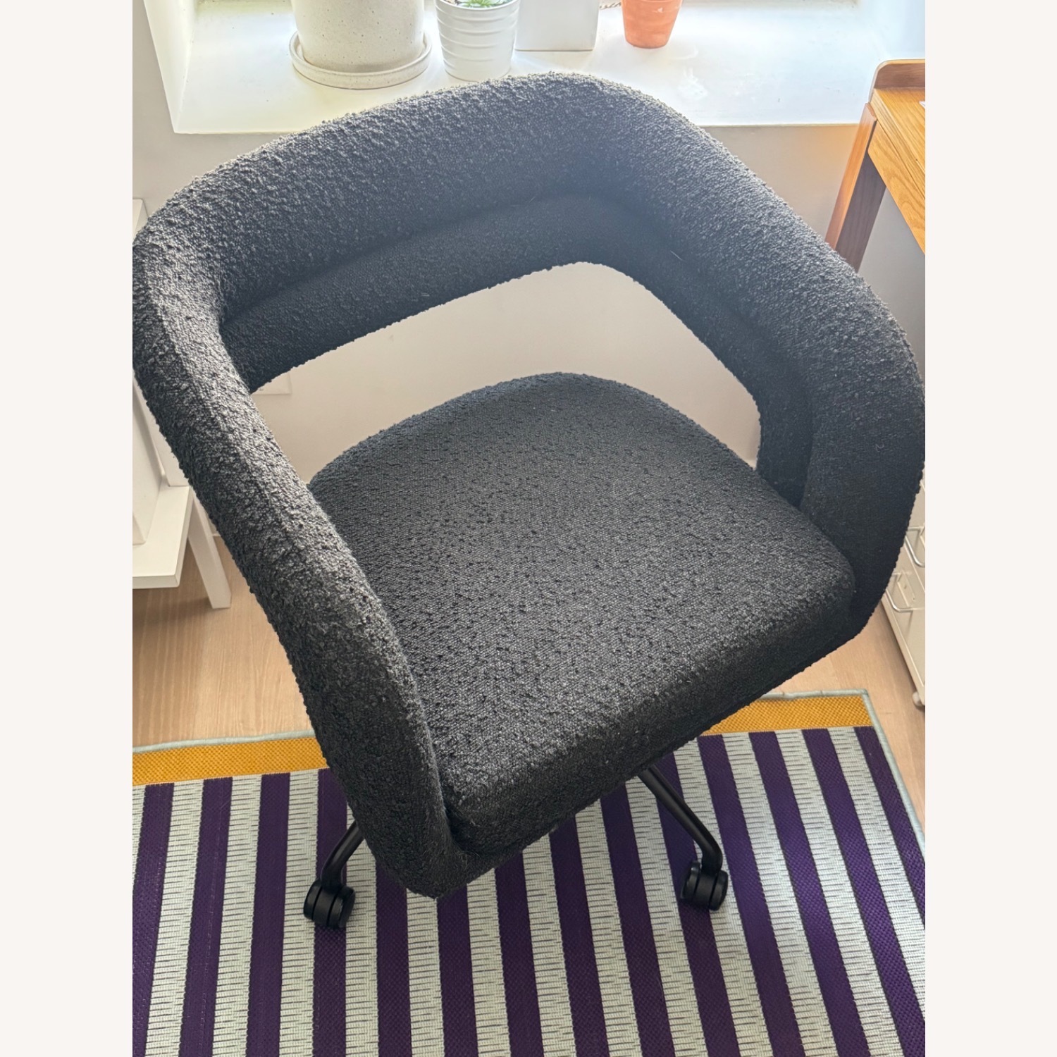 Rove Concepts Boucle Desk Chair - image-6