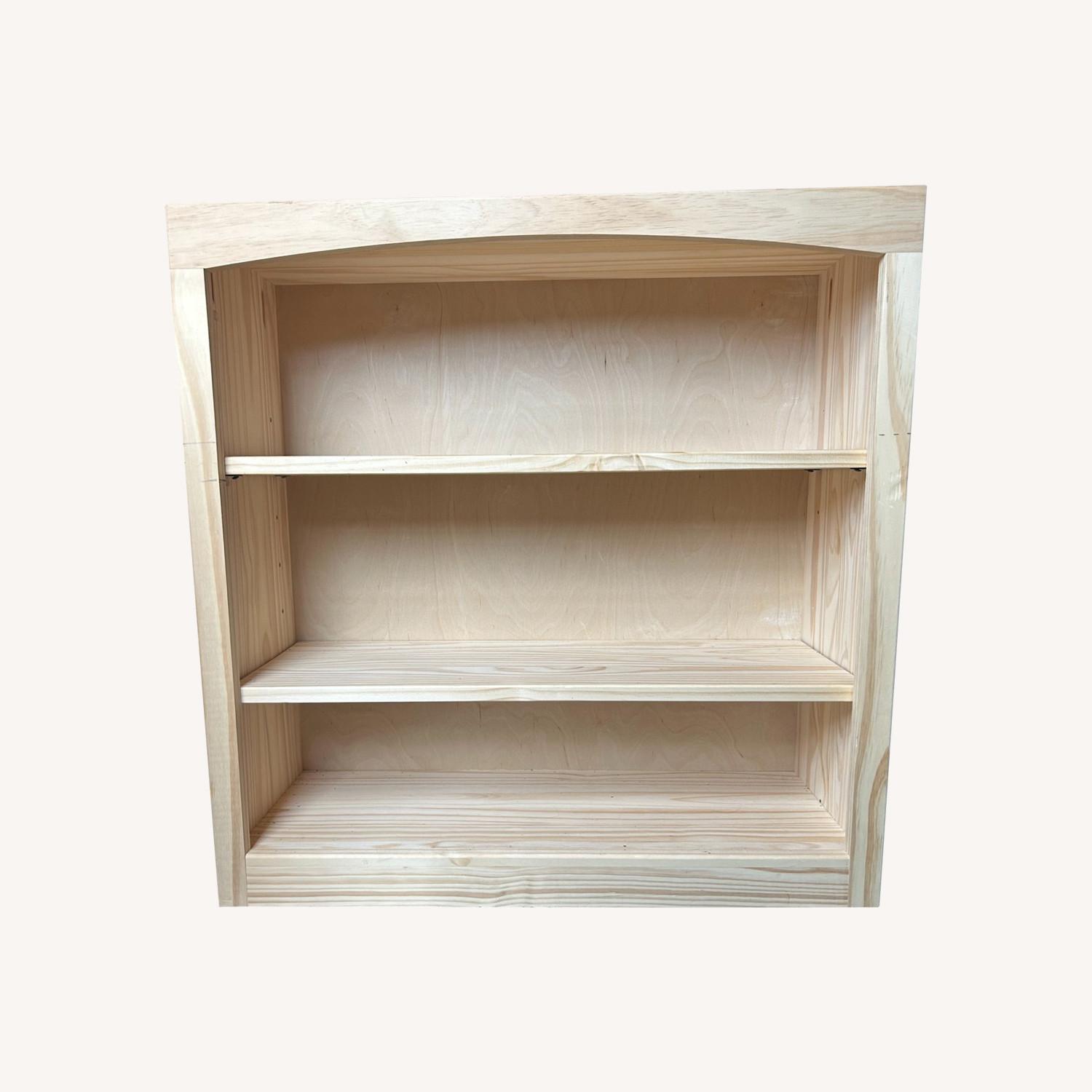 Arch+Haven Solid Oak Bookcase - image-0