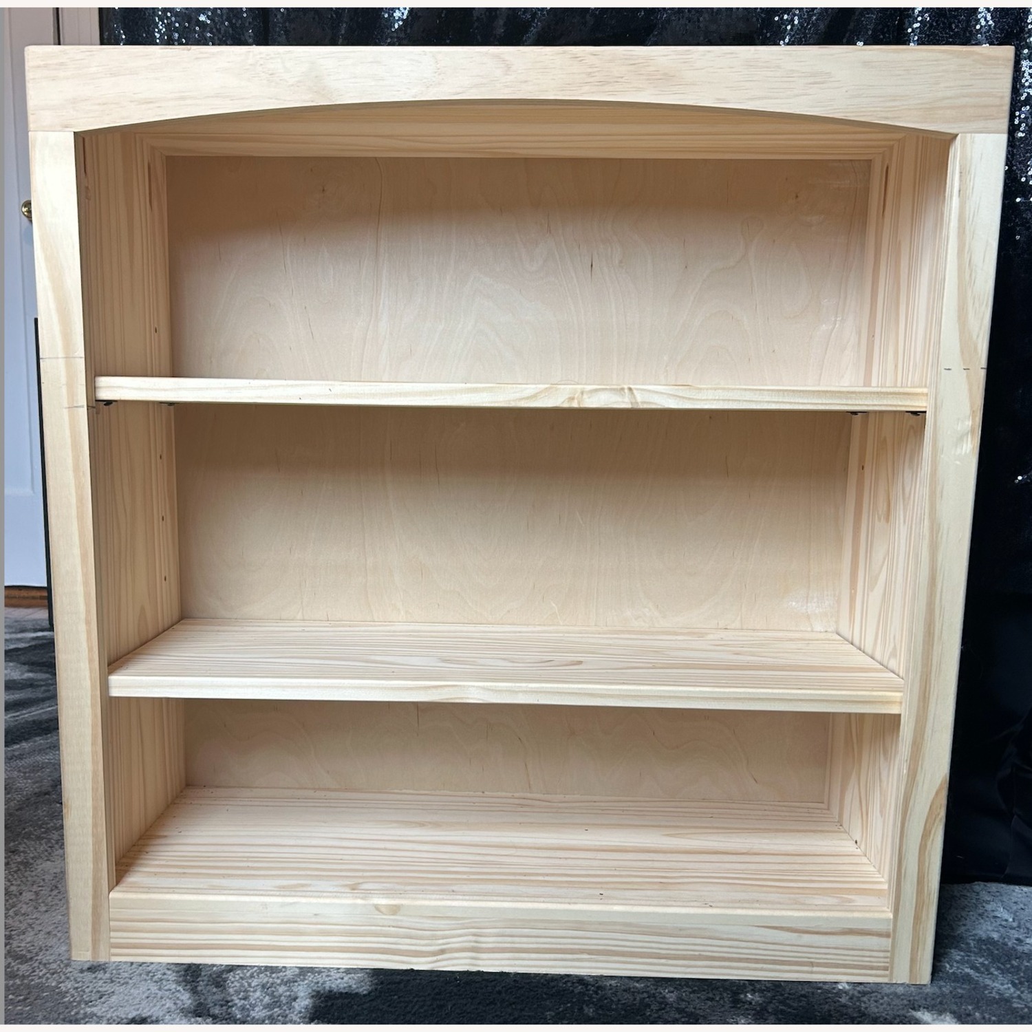 Arch+Haven Solid Oak Bookcase - image-1