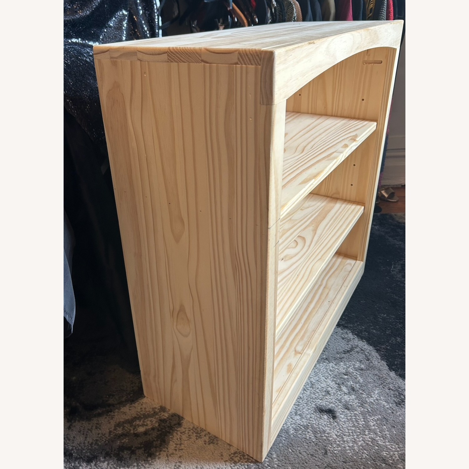 Arch+Haven Solid Oak Bookcase - image-3