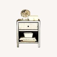 Pottery Barn Marnie Antique Mirrored Nightstand