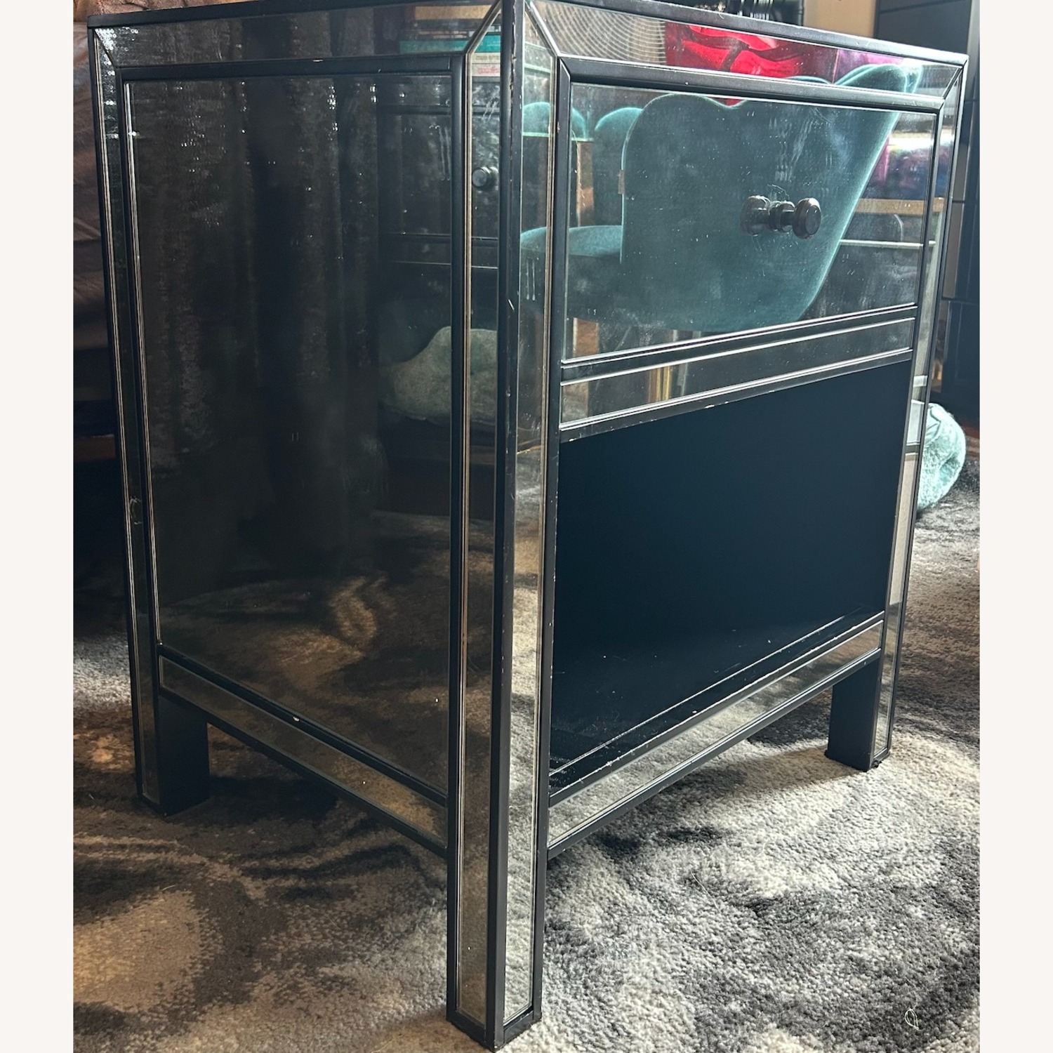 Pottery Barn Marnie Antique Mirrored Nightstand - image-3
