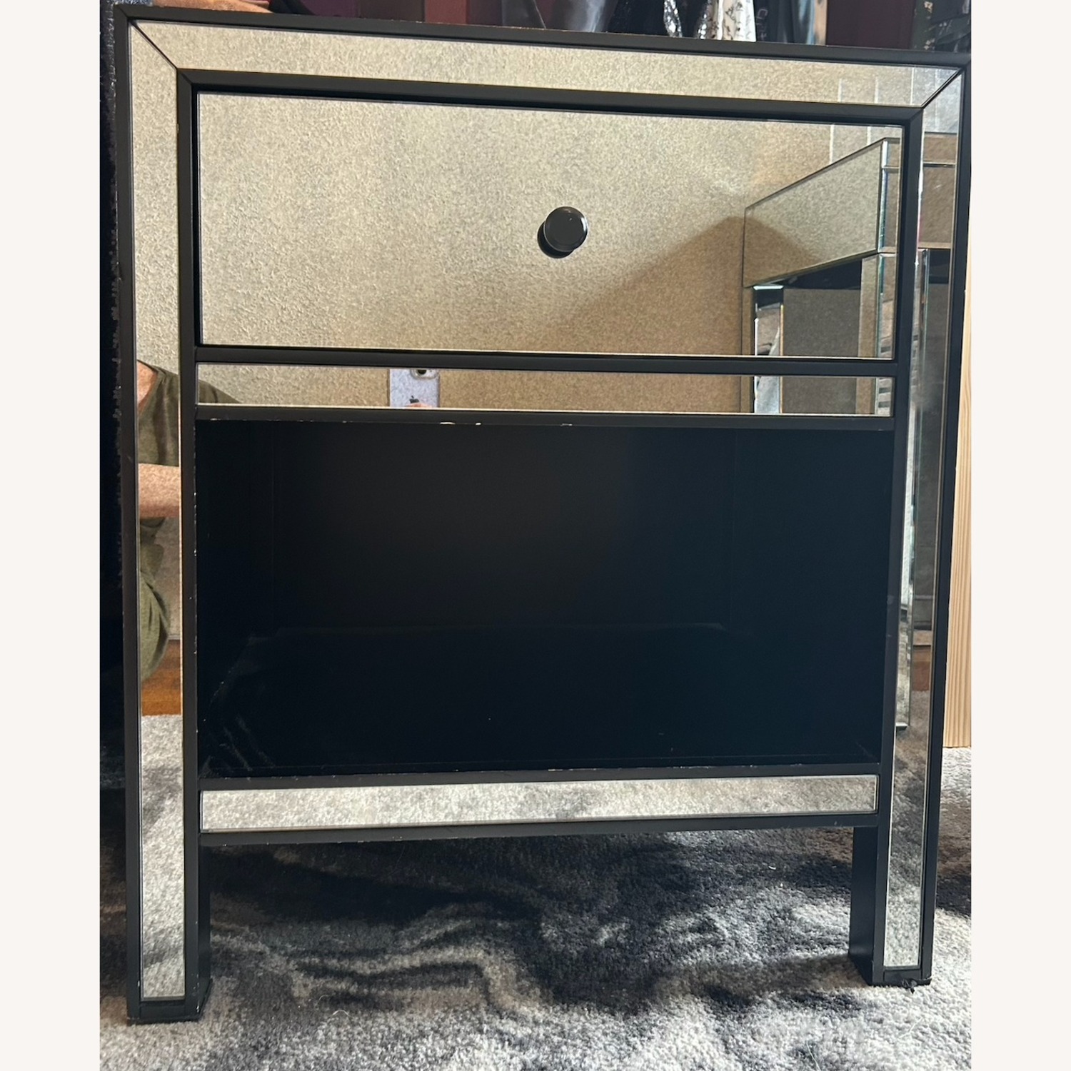 Pottery Barn Marnie Antique Mirrored Nightstand - image-2