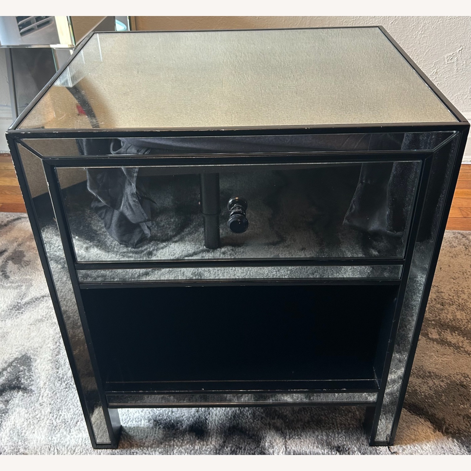 Pottery Barn Marnie Antique Mirrored Nightstand - image-1