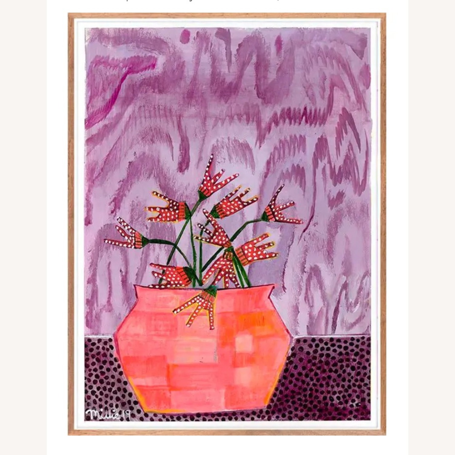 Purple Flower by Millicent Shivas - image-1