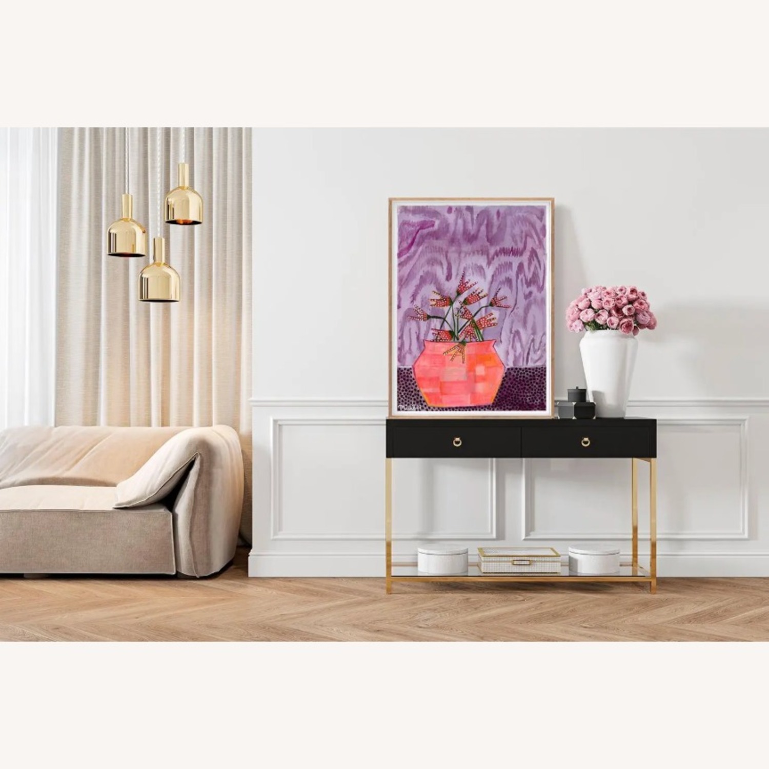 Purple Flower by Millicent Shivas - image-2