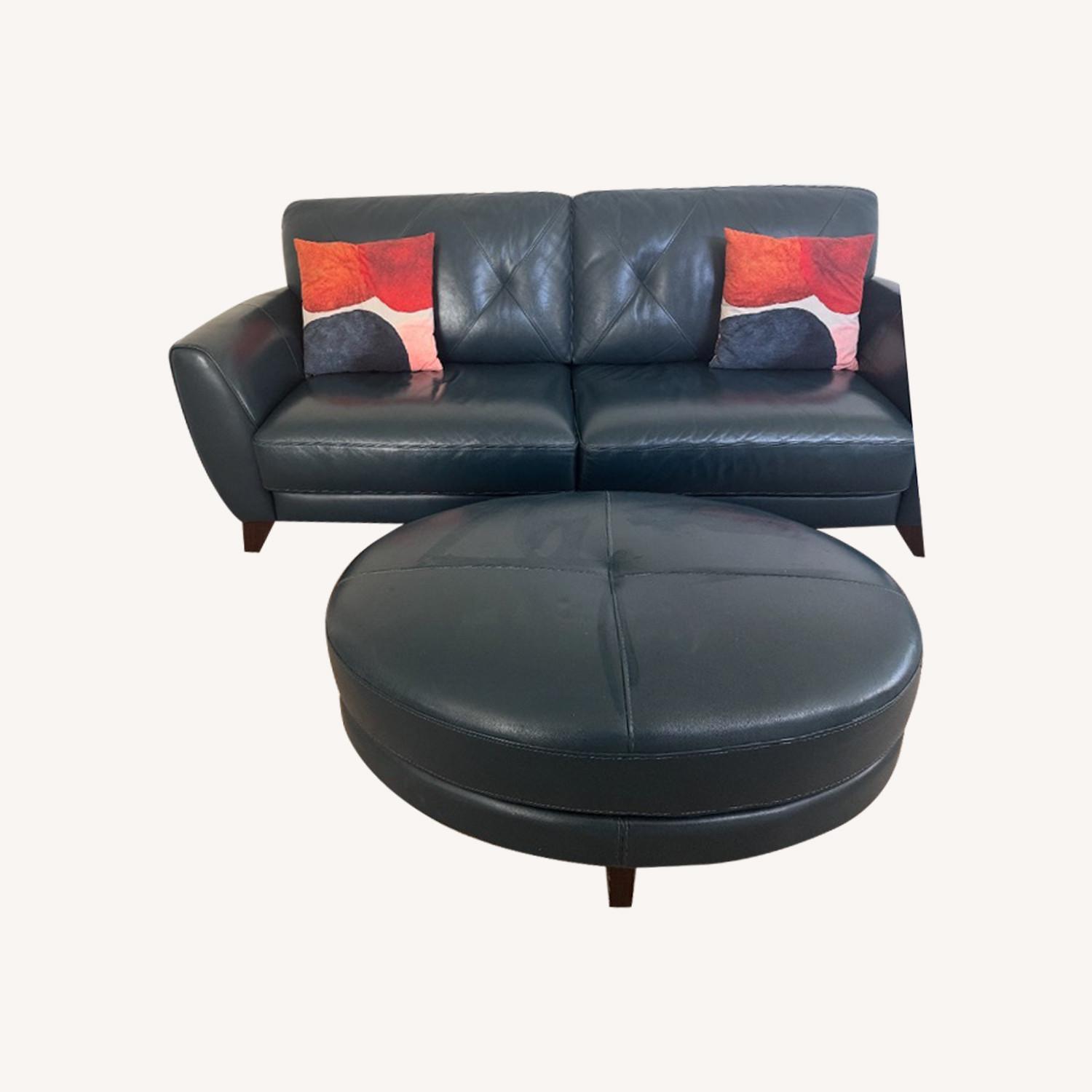 Leather Sofa - image-0