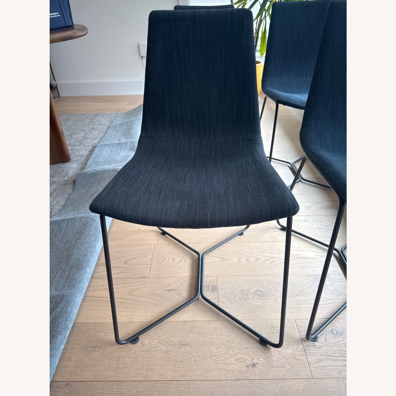 West Elm Slope Dining Chairs - image-3