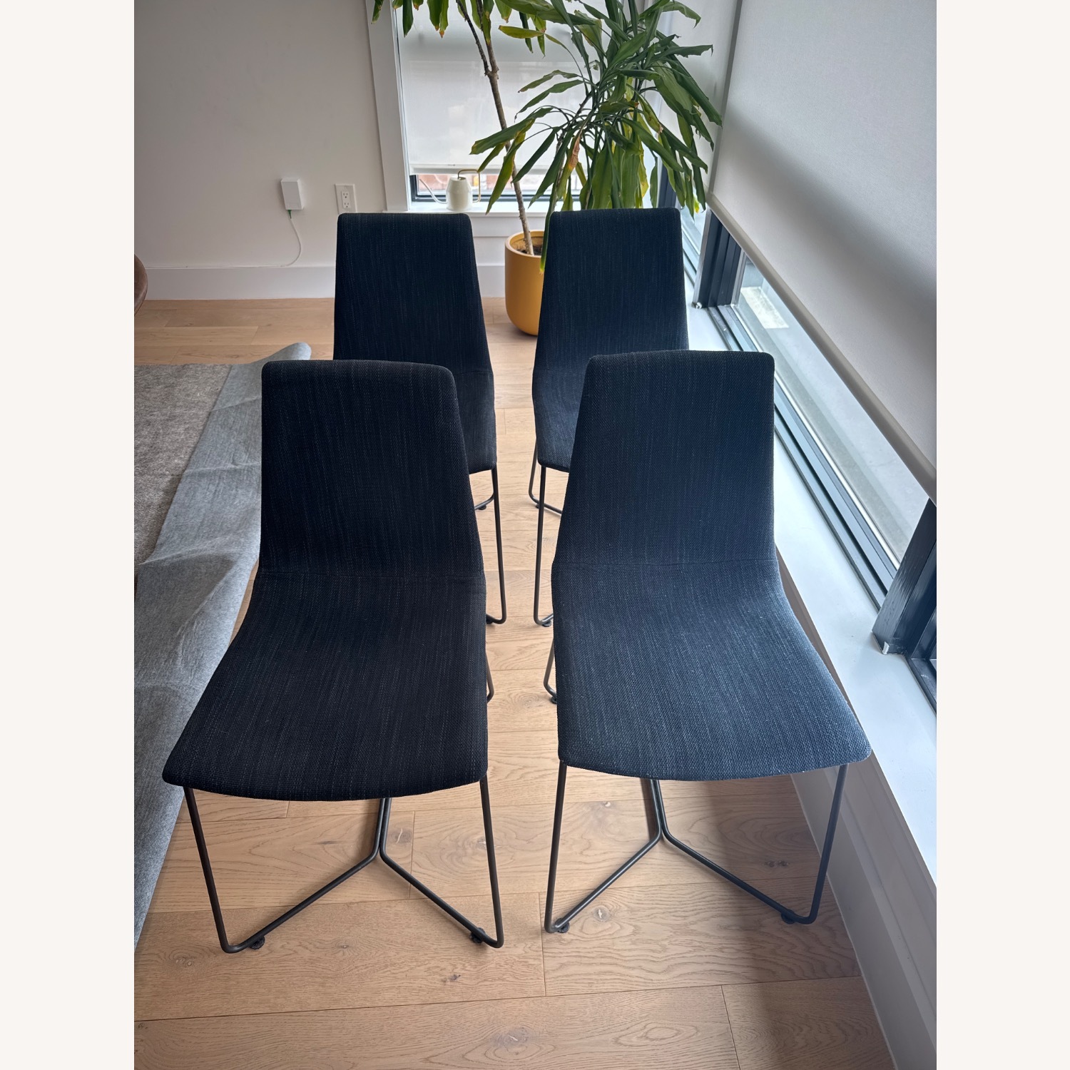 West Elm Slope Dining Chairs - image-2