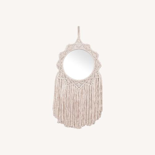 Used Opalhouse Macrame Wall Mirror for sale on AptDeco