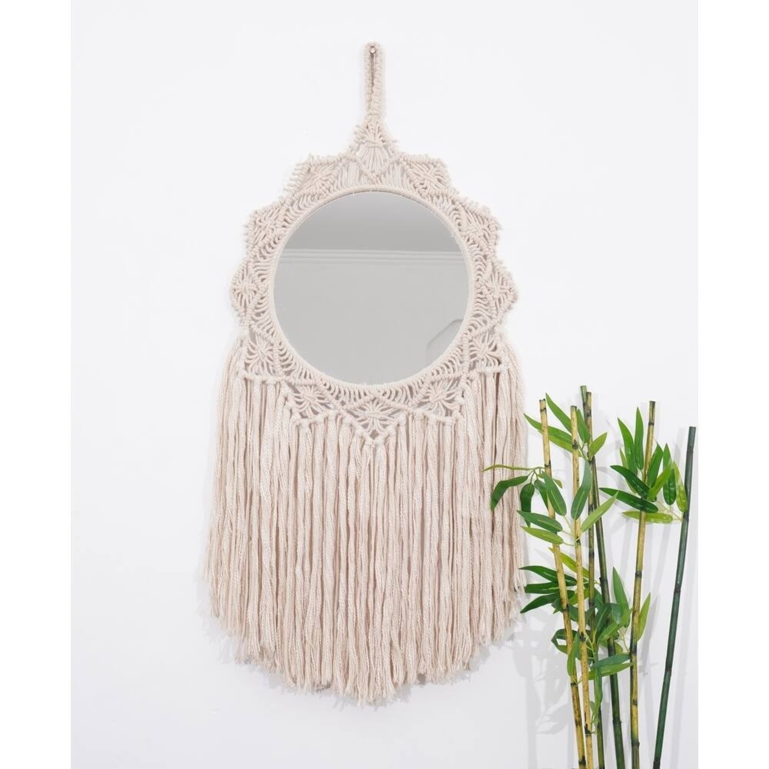 Opalhouse Macrame Wall Mirror - image-4