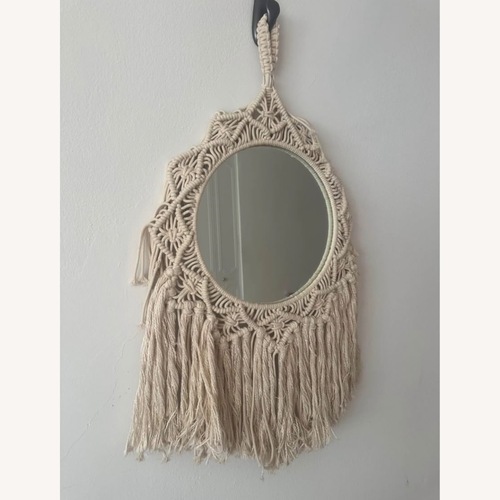 Used Opalhouse Macrame Wall Mirror for sale on AptDeco