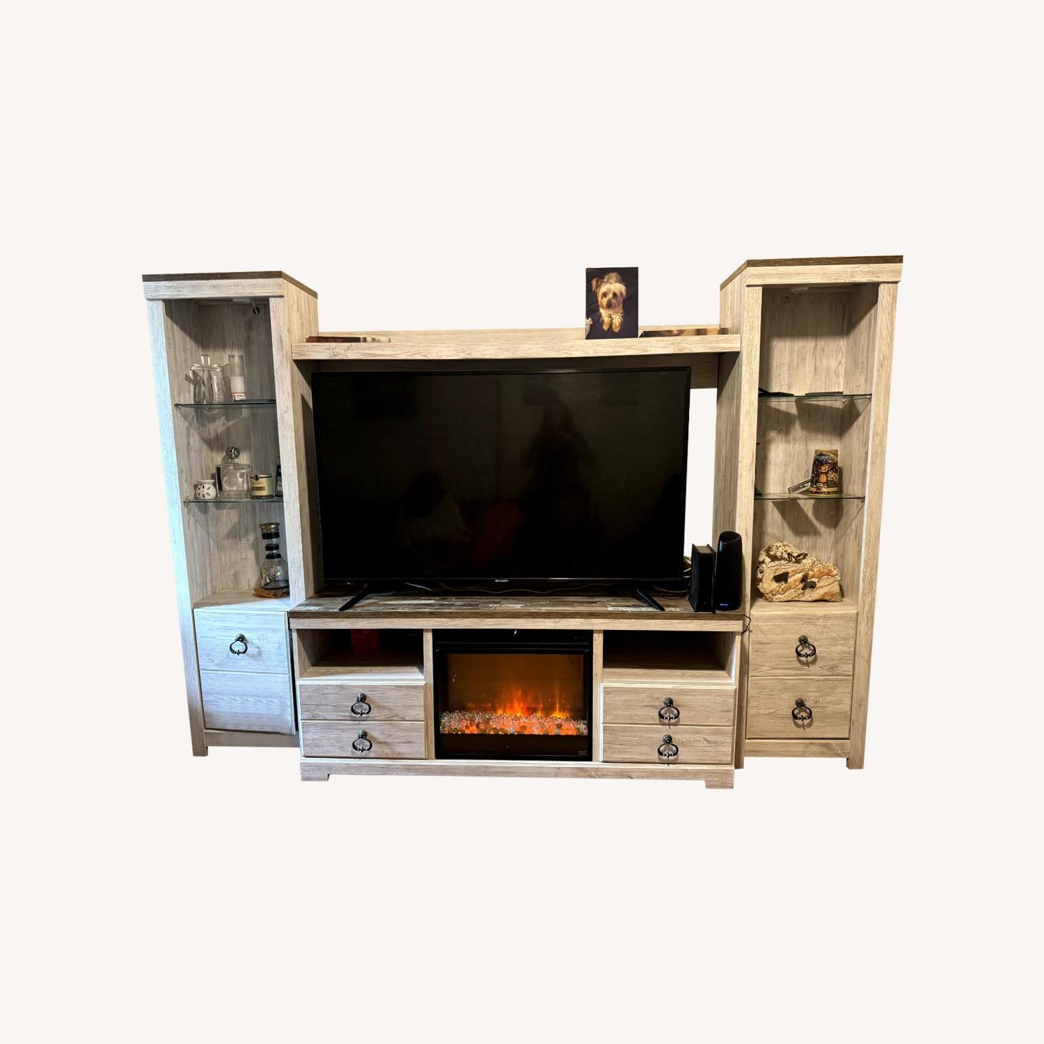 Willowton 4-Piece Entertainment Center with 63'' TV Stand - image-0