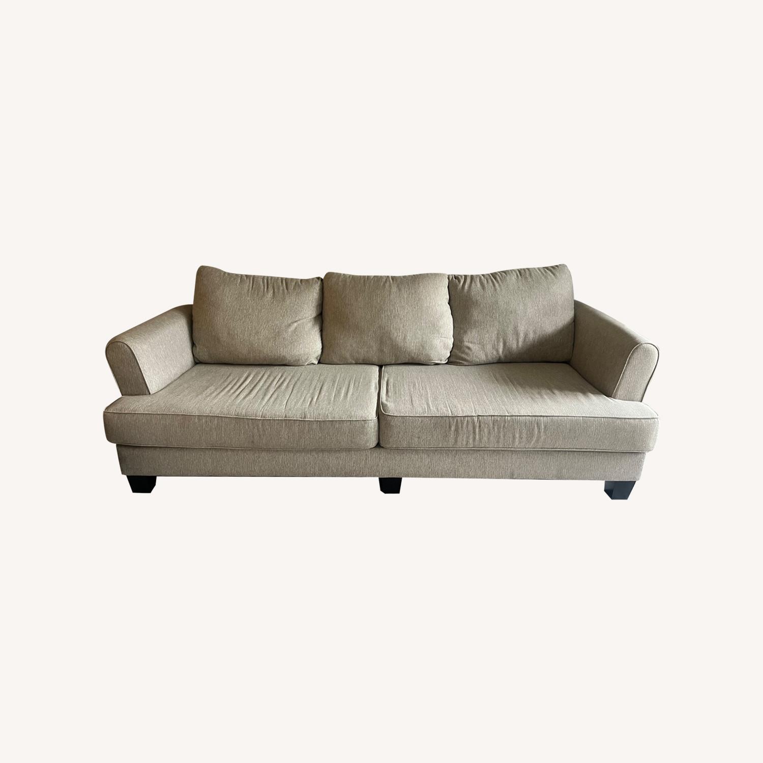 Beige 4-Seater Sofa - image-0