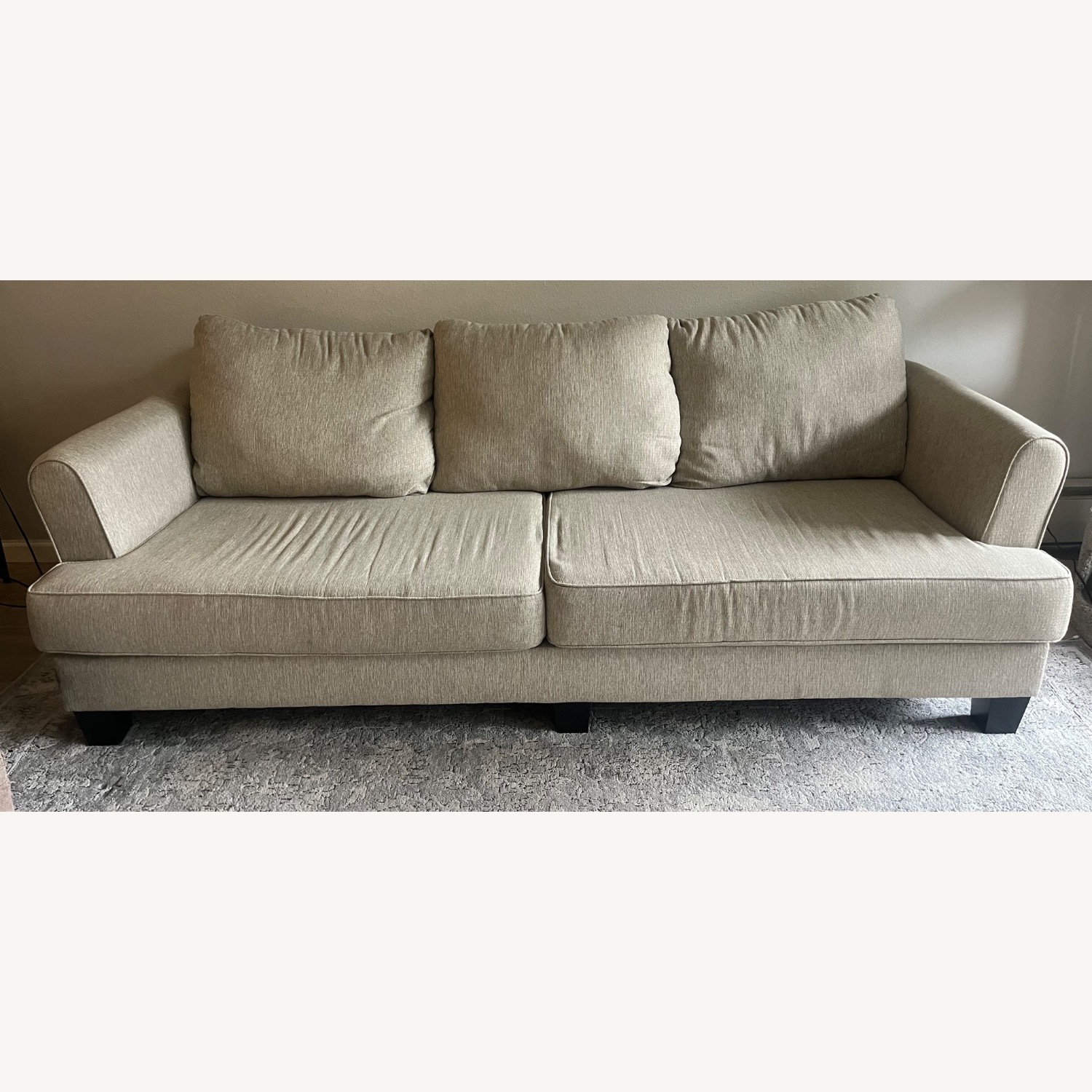Beige 4-Seater Sofa - image-1