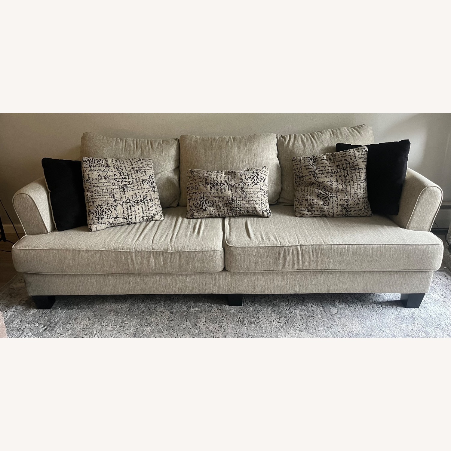 Beige 4-Seater Sofa - image-14