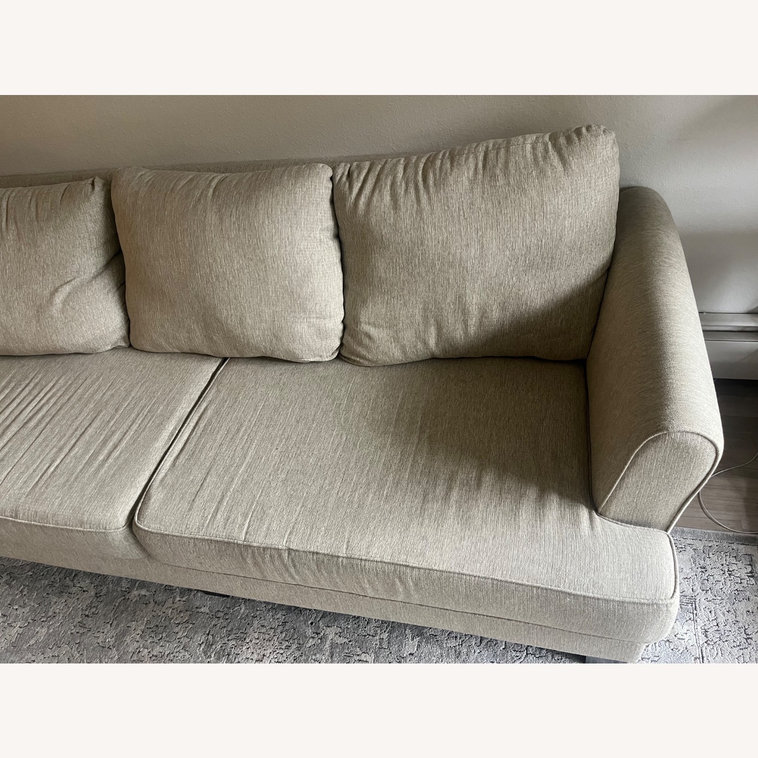 Beige 4-Seater Sofa - image-4