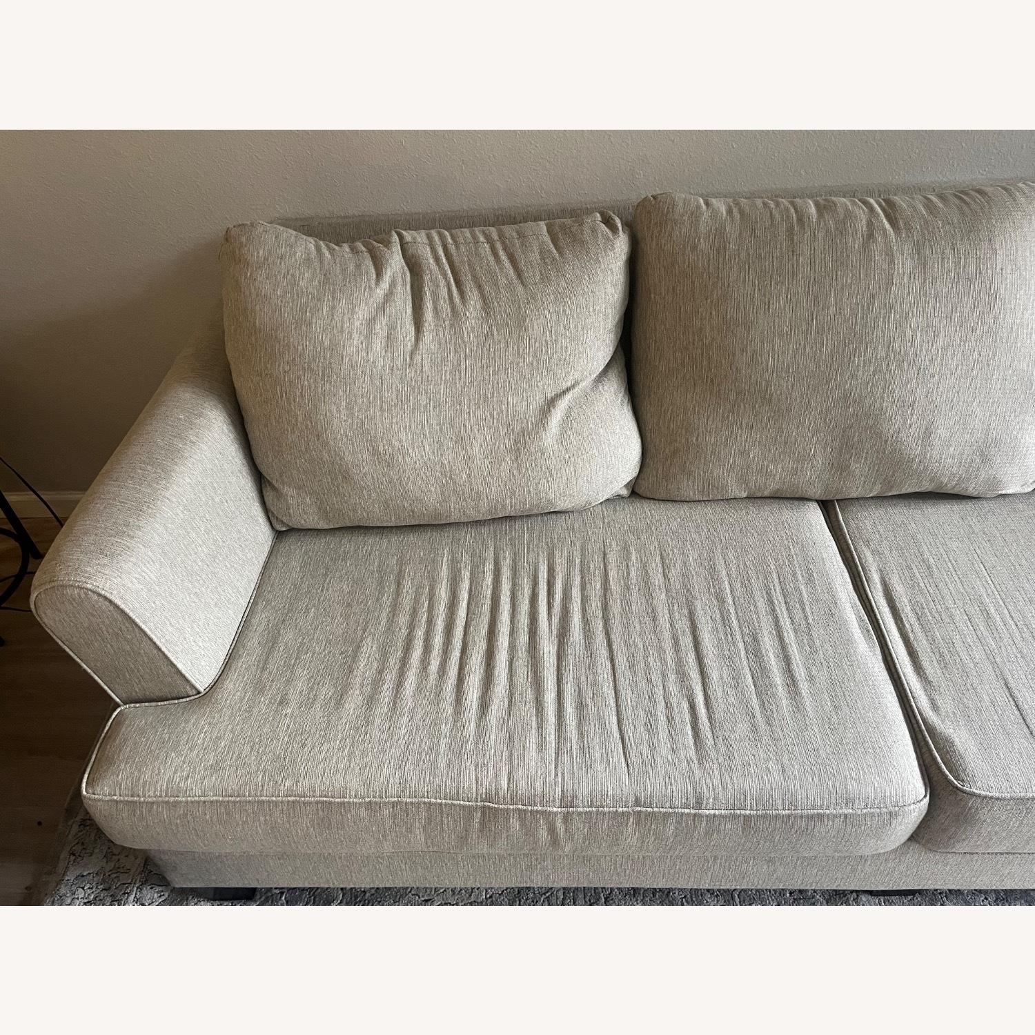 Beige 4-Seater Sofa - image-3