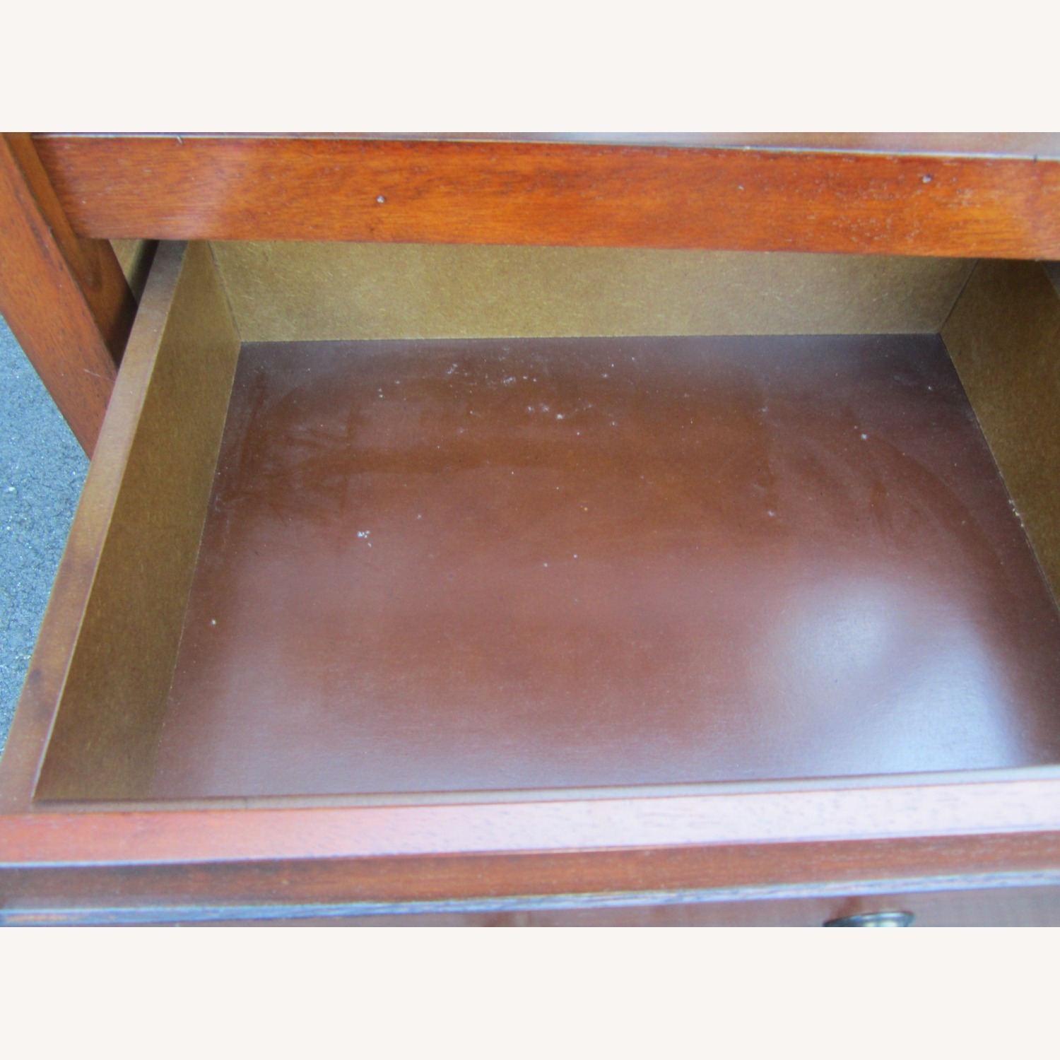 Pier 1 Imports Accent Table, Deep Cherry Stain - image-3