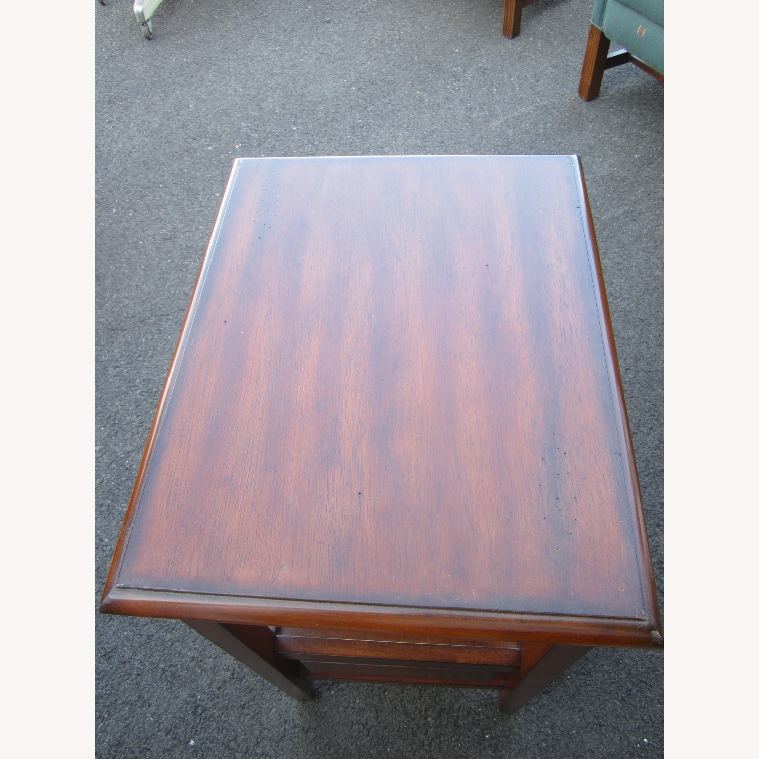 Pier 1 Imports Accent Table, Deep Cherry Stain - image-6