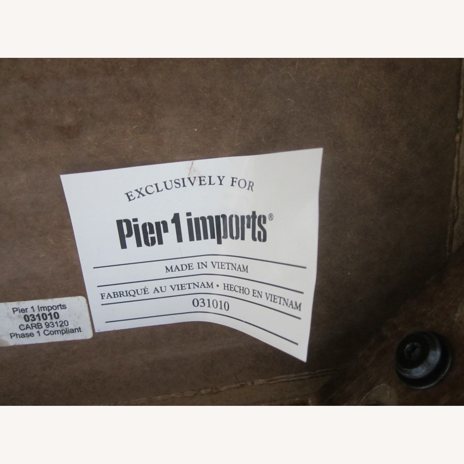 Pier 1 Imports Accent Table, Deep Cherry Stain - image-7