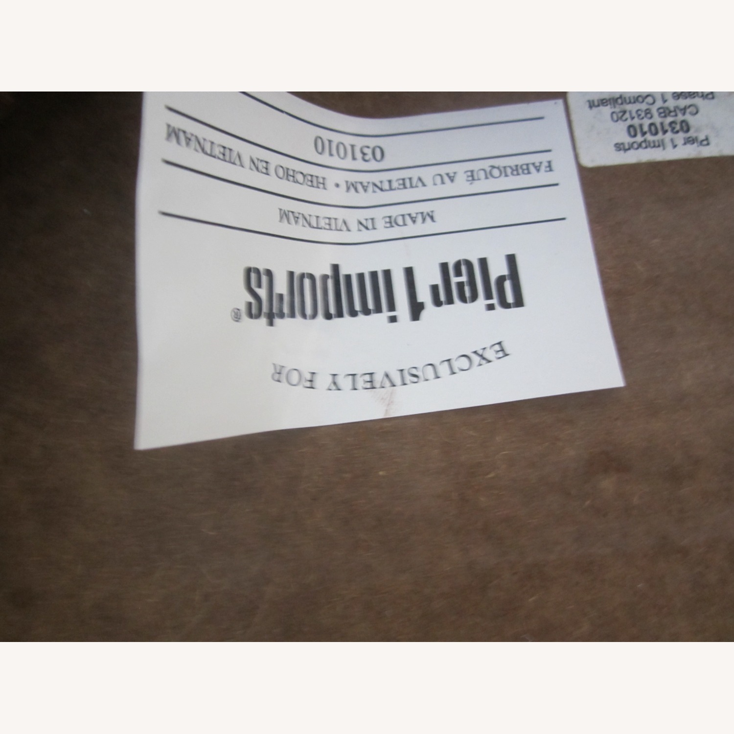 Pier 1 Imports Accent Table, Deep Cherry Stain - image-8