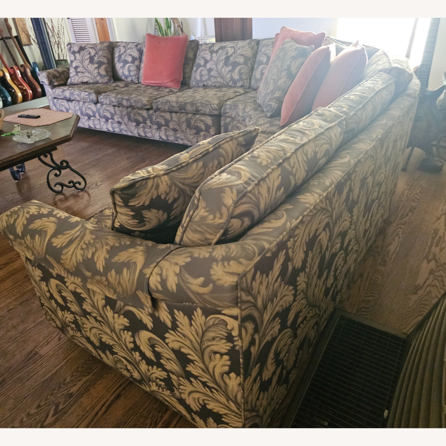 1960's Retro 3 Piece Sectional Sofa - image-8
