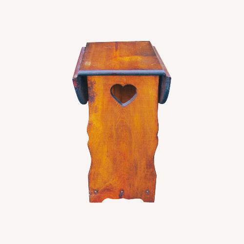 Used Vintage Handmade Farmhouse Accent Table for sale on AptDeco