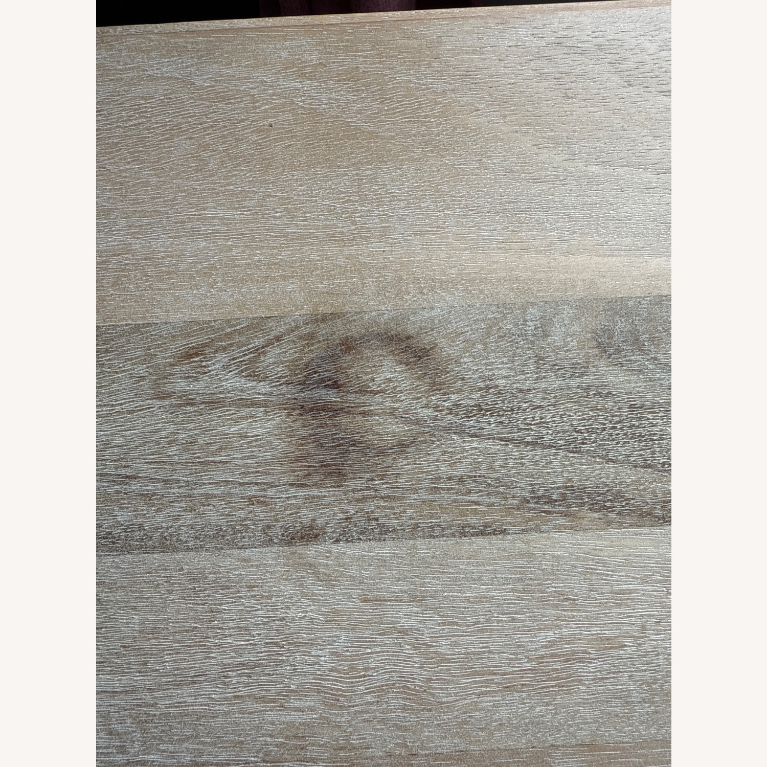 West Elm Drop Leaf Dining Table - Cerused White - image-4