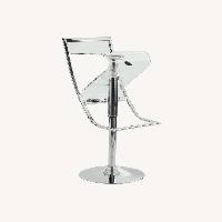 Napoli Clear Acrylic Barstool Adjustable Height