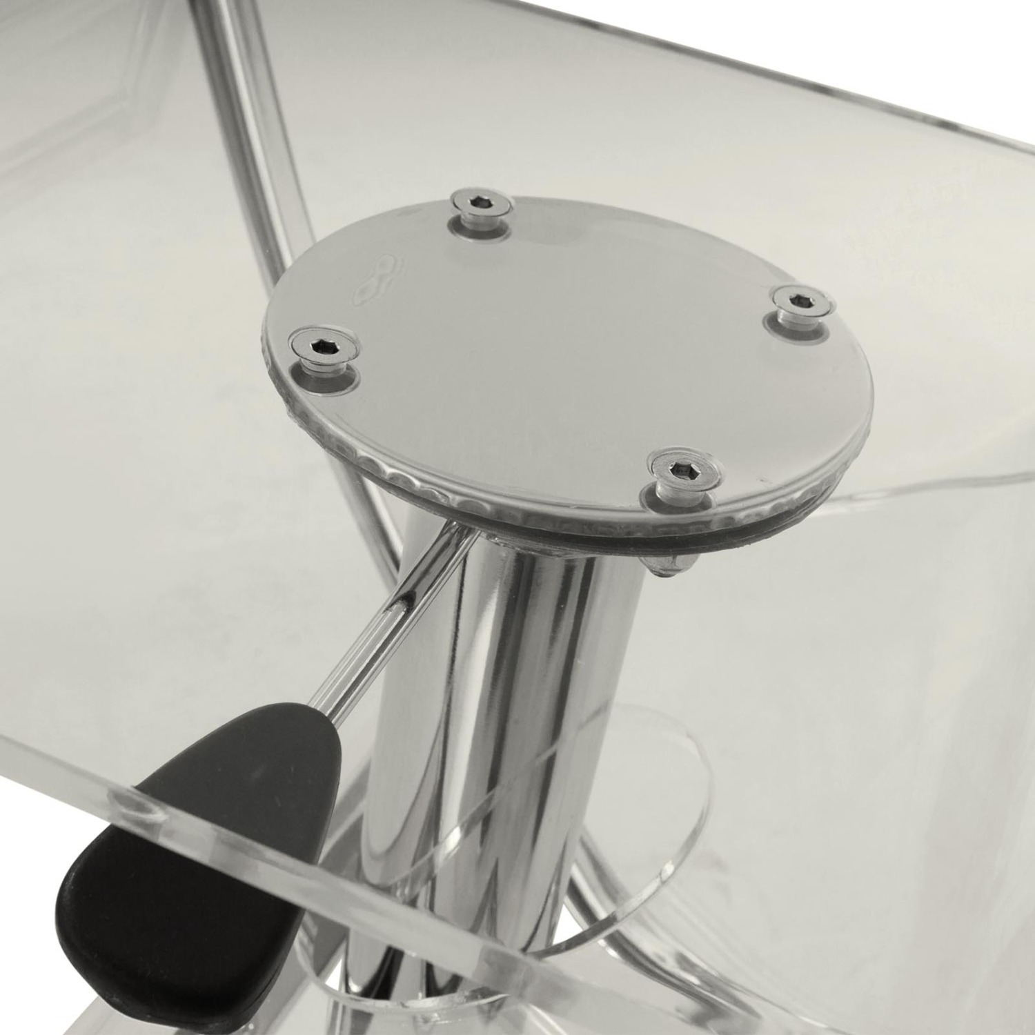 Napoli Clear Acrylic Barstool Adjustable Height - image-10