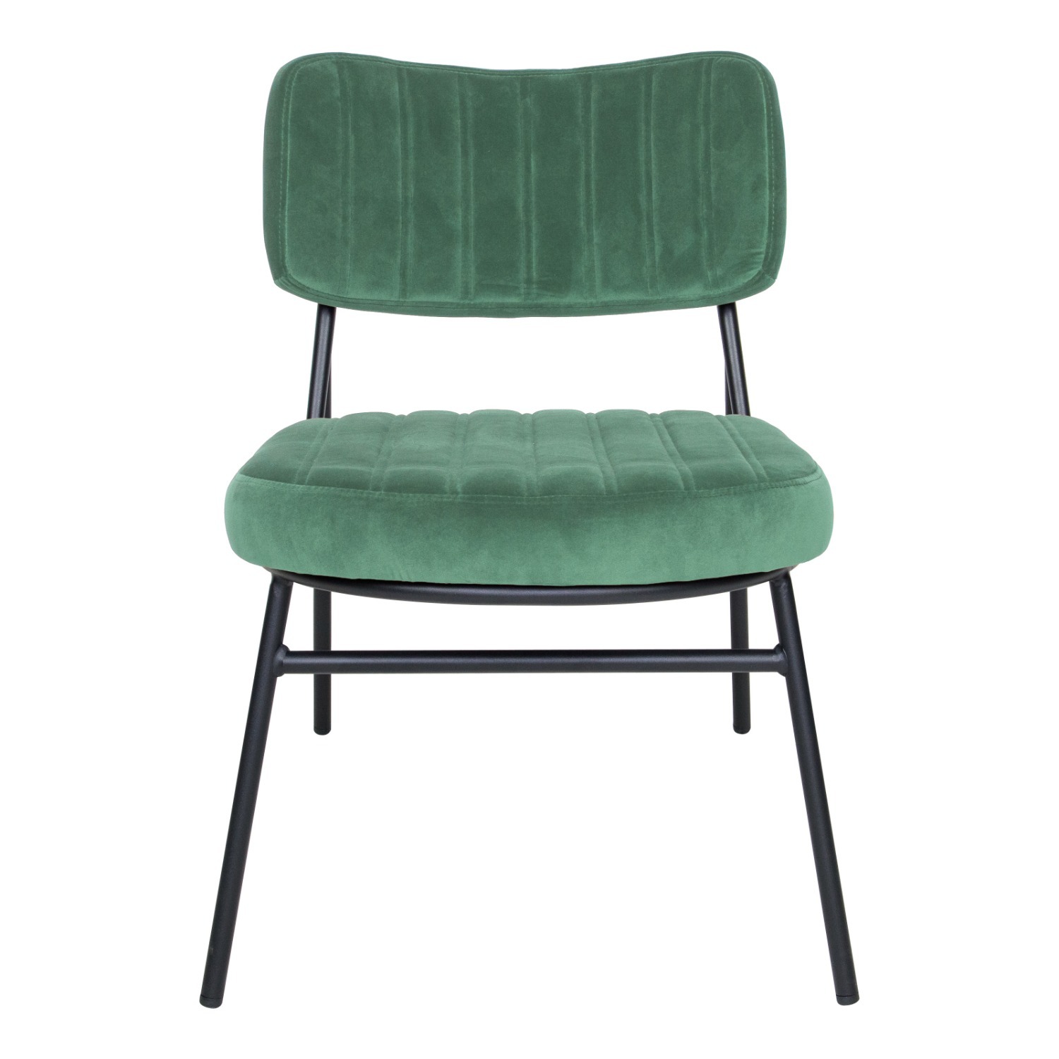 Marilane Velvet Accent Chair Metal Legs Turquoise - image-6