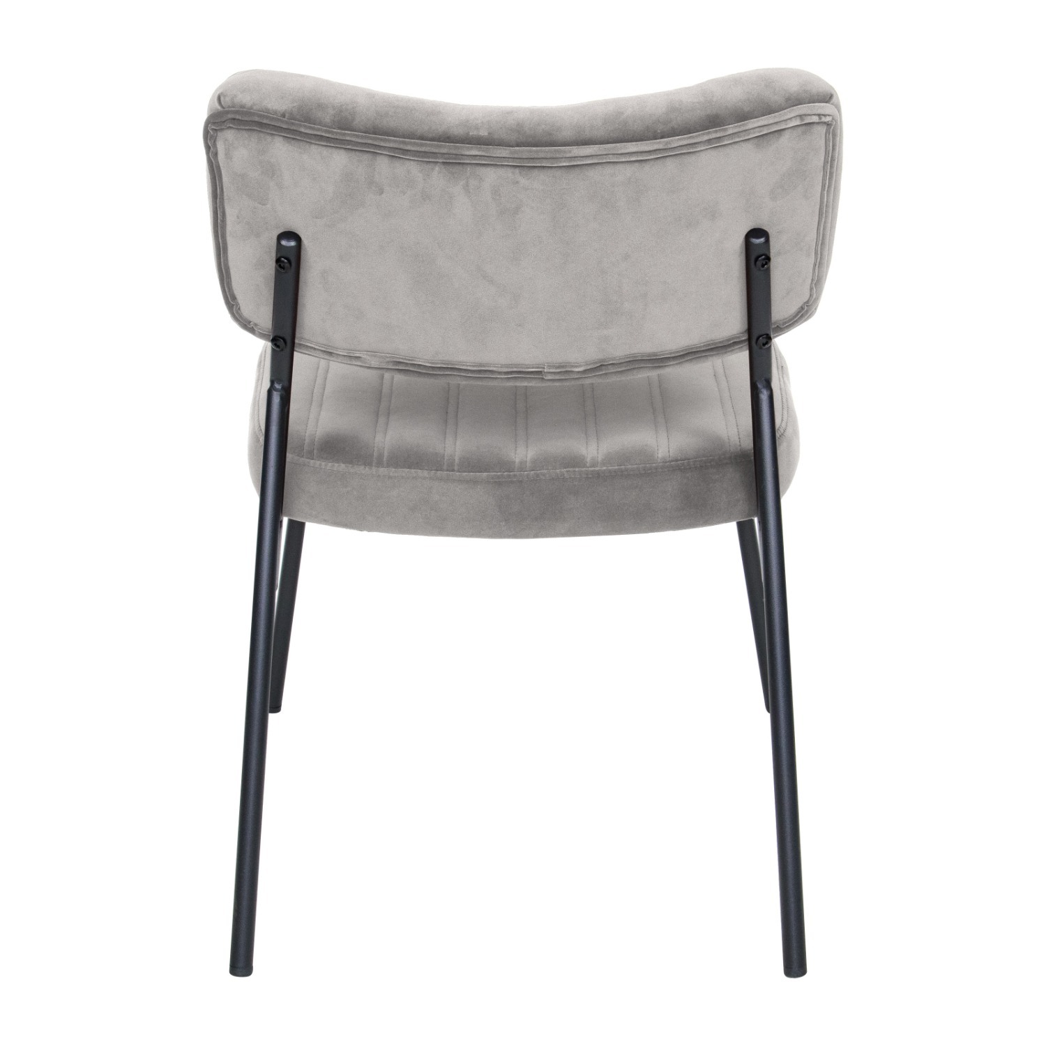 Marilane Velvet Accent Chair Metal Legs Grey - image-10