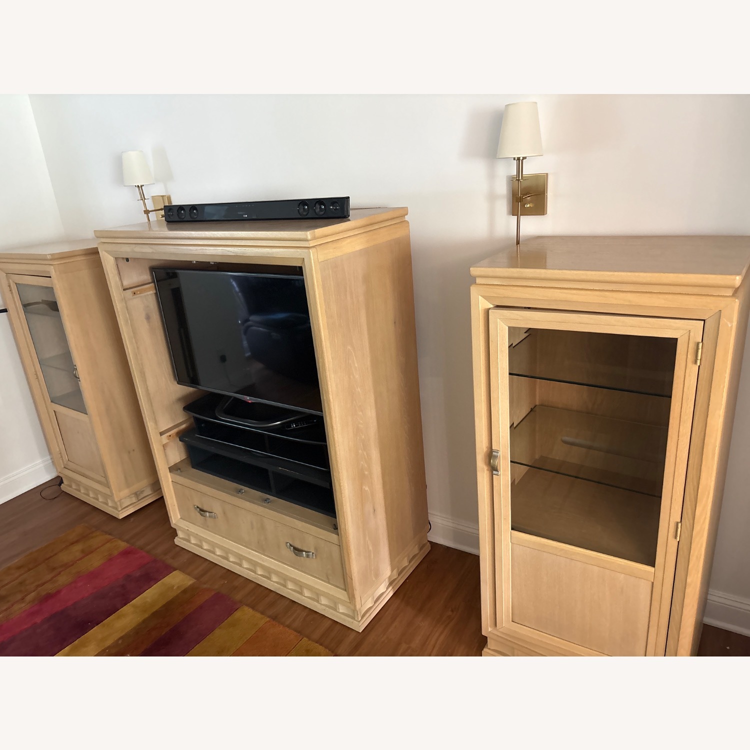 Wood and Glass Cabinets  - image-3